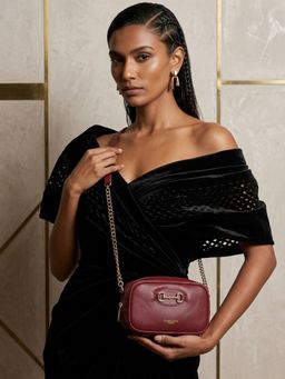 Carlton London - Women Stylish Small Shoulder For Daily Us Red