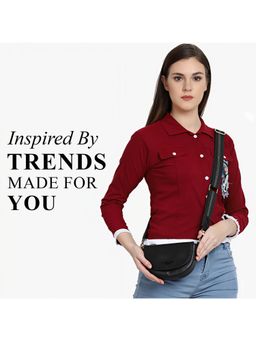 Carlton London - Women Crossbody Sling Bag For Women Black