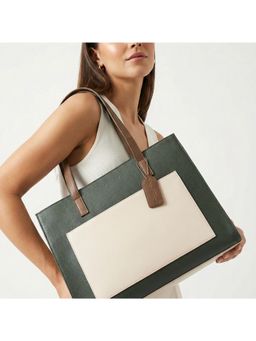 Carlton London - Womens Stylish Tote Bag Green