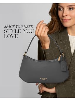 Carlton London - Womens Stylish Handbag Grey