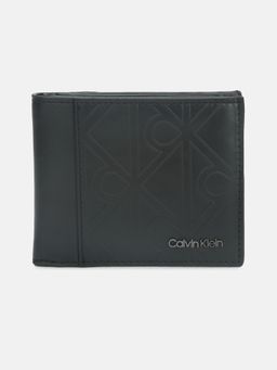 Calvin Klein - Logo Black Leather Bi-Fold Wallet