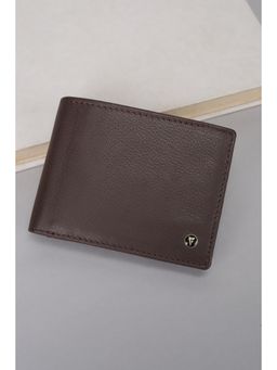 Van Heusen - Men Brown Leather Wallet