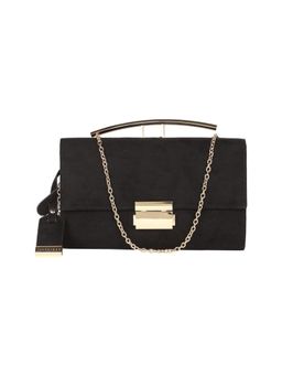 Van Heusen - Women Black Textured Casual Sling Bag