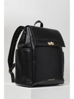 Van Heusen - Women Black Solid Casual