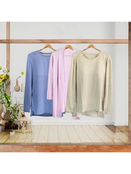 Kuber Industries - Wooden Cloth Hanger with Chromed Plated Steel Hook Natural (Pack of 5)