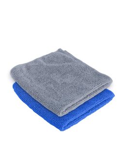 Kuber Industries - Face Towel 400 GSM Grey Blue (Pack of 2)