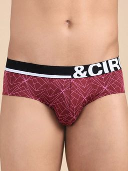 Tailor and Circus - Maroon Men's Airsoft Beechwood Modal Brief