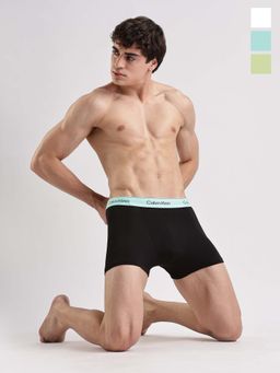 Calvin Klein - Multi-Color Low Rise Solid Trunks (Pack of 3)