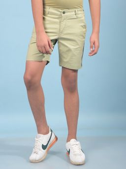 CRIMSOUNE CLUB - Boys Green Cotton Shorts