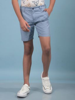 CRIMSOUNE CLUB - Boys Blue Cotton Shorts