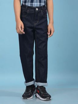 CRIMSOUNE CLUB - Boys Black Straight Jeans