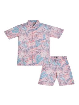 My Milestones - Tropical Print Premium Cotton Isla Relaxed Fit Co-Ord (Set of 2)