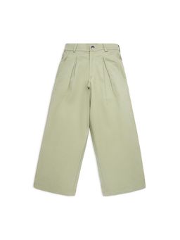 My Milestones - Olive Harper Wide Leg Twill Darted Trouser