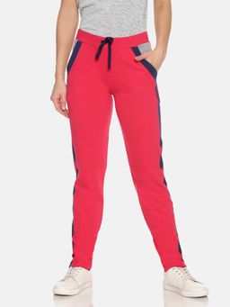 Femea - Women Red Cotton Track Pant