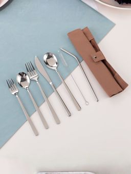 UMAI - Portable 7 Pieces Stainless Steel Food-Grade Utensil Set
