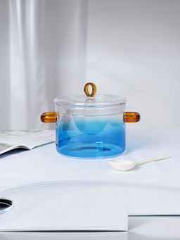 UMAI - Borosilicate Pot Blue