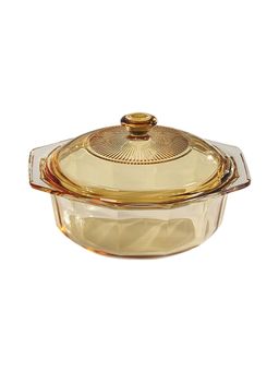 UMAI - Borosilicate Casserole with lid (Amber)