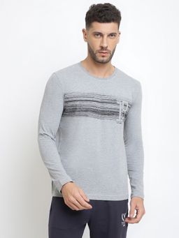 Van Heusen Innerwear - Men Athleisure Crew Neck & Long Sleeve T-Shirt - Grey