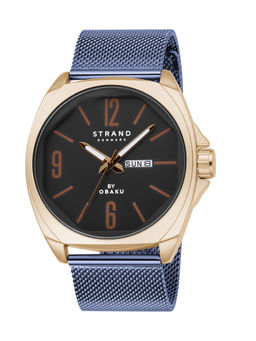 Strand by Obaku - Douglas Ocean Blue Dial Quartz Watch For Men (S722GDVLML)