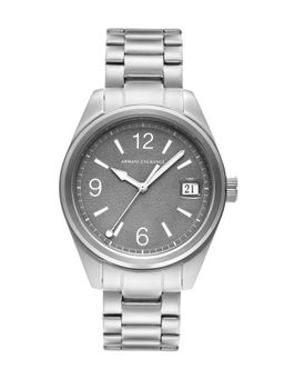 ARMANI EXCHANGE - Men Grey Dial Round Stainless Steel Watch - AX1420