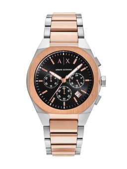 ARMANI EXCHANGE - Men Black Dial Round Stainless Steel Watch - AX4181