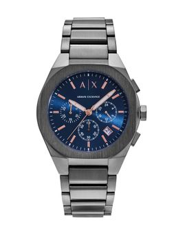 ARMANI EXCHANGE - Men Blue Dial Round Stainless Steel Watch - AX4182