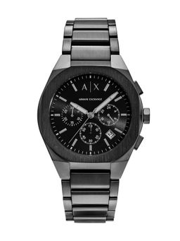 ARMANI EXCHANGE - Men Black Dial Round Stainless Steel Watch - AX4183