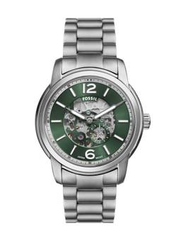 Fossil - Men Green Dial Round Stainless Steel Watch - ME3262