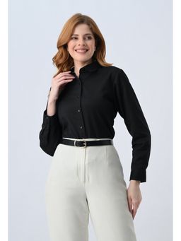 ALL WAYS YOU - Black All Ways You Casual Cotton Shirt