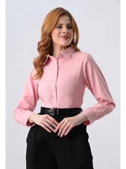 ALL WAYS YOU - Pink All Ways You Casual Cotton Shirt