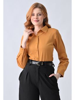 ALL WAYS YOU - Rust All Ways You Casual Cotton Shirt