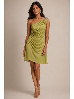 Maison 9002 - Crystal Shoulder Dress