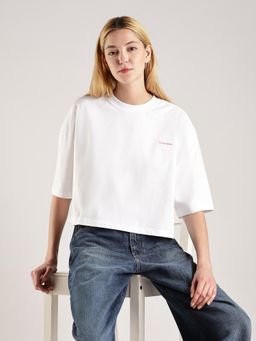 Calvin Klein - Solid Regular-Fit Cotton T-shirt White
