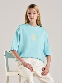 Calvin Klein - Logo Relaxed-Fit Cotton T-shirt Blue