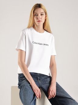Calvin Klein - Small Logo Regular-Fit Cotton T-shirt White
