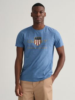 GANT - Men Blue Archive Shield T-Shirt