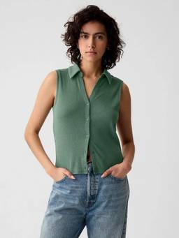 GAP - Womens Collar Neck Shirt