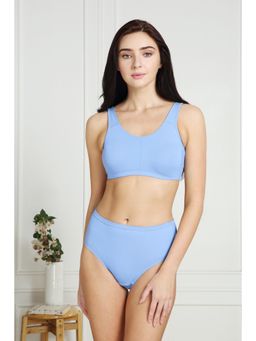 Van Heusen Woman Lingerie and Athleisure - Van Heusen Women Wireless & Non Padded Bra - Powder Blue