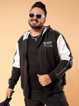 Hardsoda - Men Hooded Neck Colorblock Multi-Color Hoodie