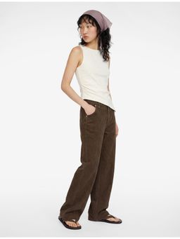 Koton - Womens White Boat Neck Top