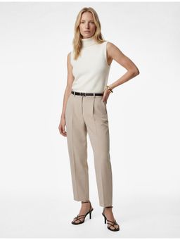 Koton - Womens Beige Carrot Pant