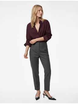 Koton - Womens Grey Cigarette Trouser