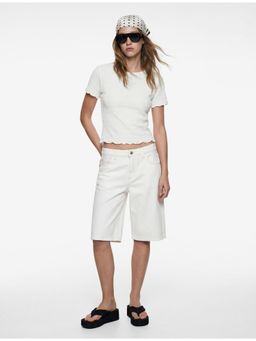 Koton - Womens White Crop Top