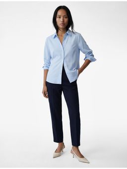 Koton - Womens Blue Long Sleeve Shirt