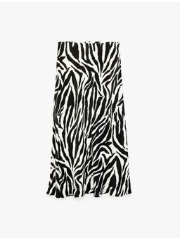 Koton - Womens Black Satin Skirt