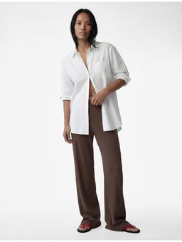 Koton - Womens Brown Slim Fit Trouser