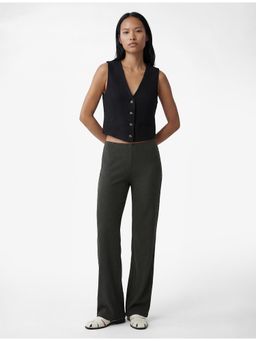 Koton - Womens Grey Slim Fit Trouser