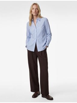 Koton - Womens Blue Stripes Shirt