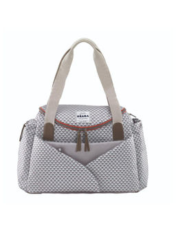 Beaba - Sydney Diaper Bag Grey and Coral - 0m+