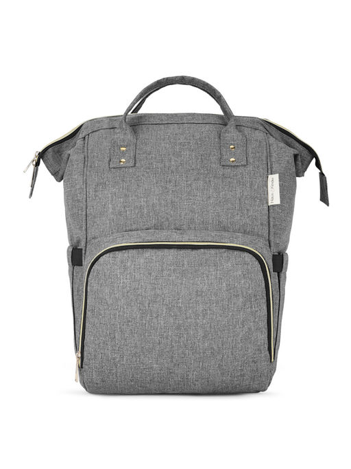 Haus & Kinder Grey Chic Diaper Bag for New Parents (Capacity - 20L)